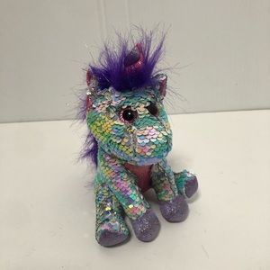 Bling Sequin 6” Stuffed Unicorn